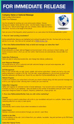 Layout 2 Email Newsletter Template for Email Marketing