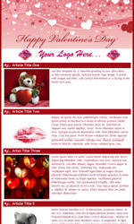 Valentine 3 Email Newsletter Template for Email Marketing